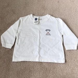 🎉BRAND NEW🎉 Baby Gap white long sleeve